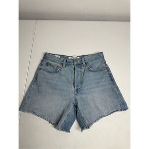 Denim Forum The Ex Boyfriend MIDI Shorts Blue Size 24
